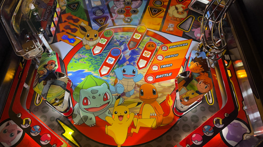 Pokémon Pinball Acrylic Upgrade Set slinghsots for Stern PRO models