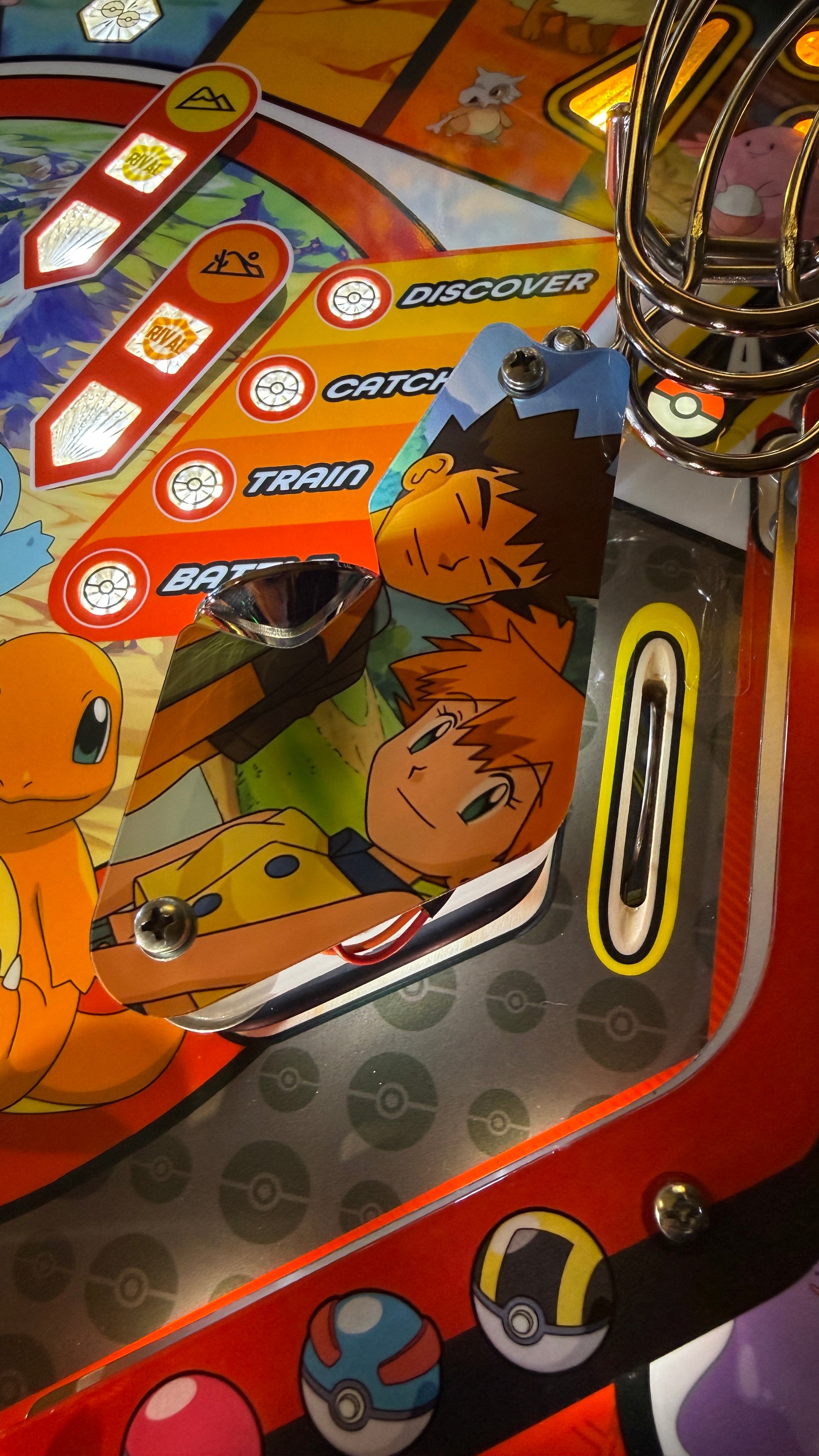 Pokémon Pinball Acrylic Upgrade Set slinghsots for Stern PRO models