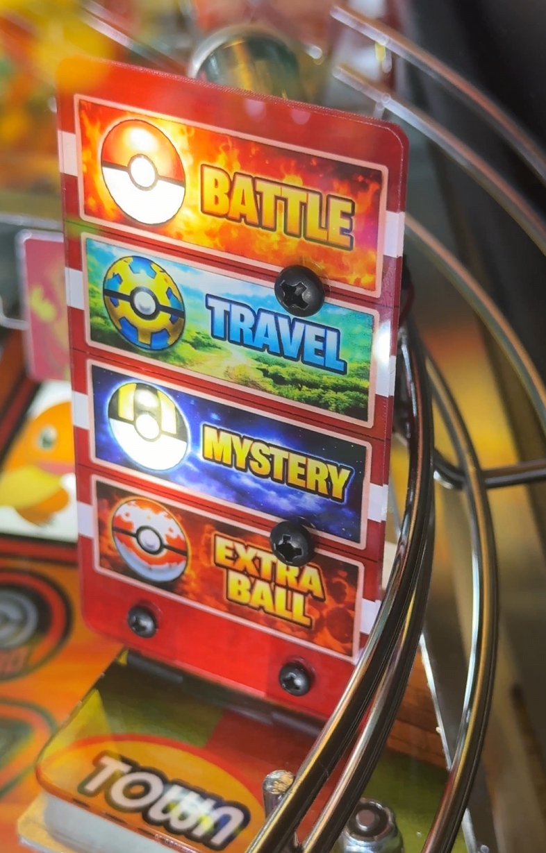 Pokémon Pinball Scoop Mode Panel Mod – Premium Acrylic Upgrade
