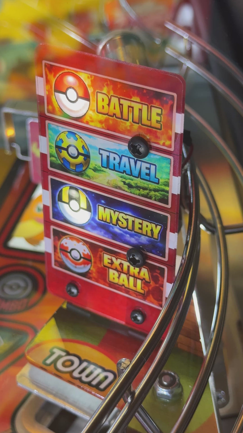 Pokémon Pinball Scoop Mode Panel Mod – Premium Acrylic Upgrade